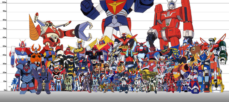 Illustration for article titled Super Robots and Giant Mecha Sized UpÂ